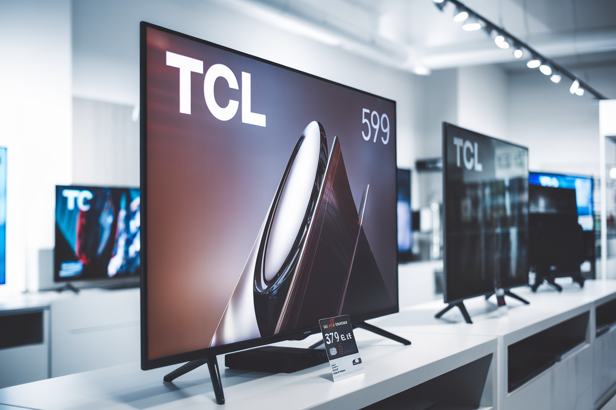 TCL 55 pouces à 379 euros, une concurrence interne au sein du même rayon