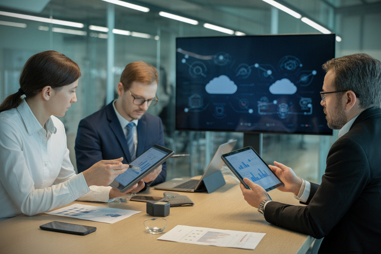 Acheteurs comparant des offres de cloud souverain en entreprise