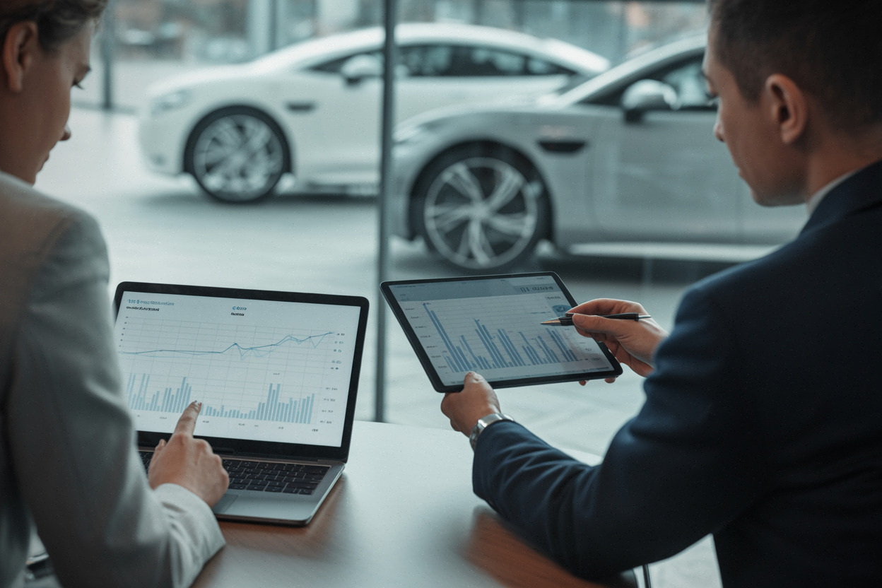 Équipe financière analysant les coûts des agents IA