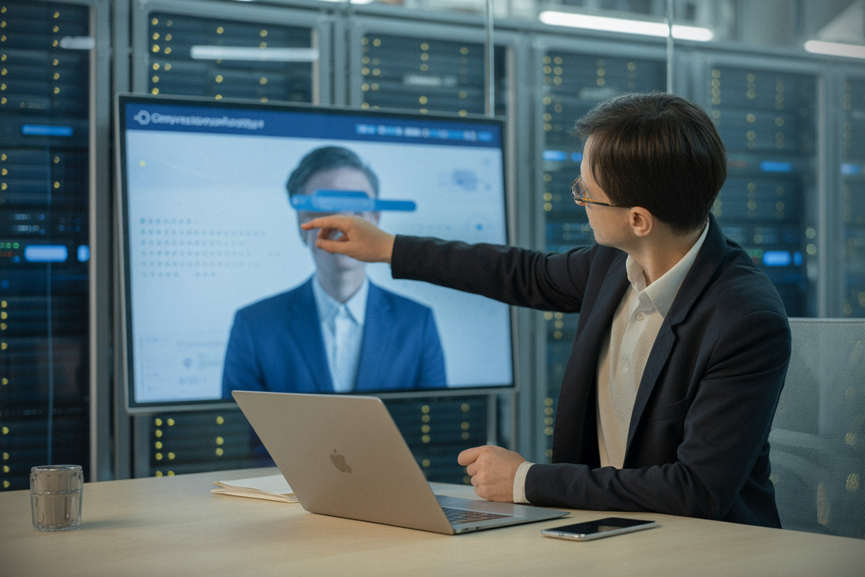 Ingénieur testant un modèle d’intelligence artificielle générative