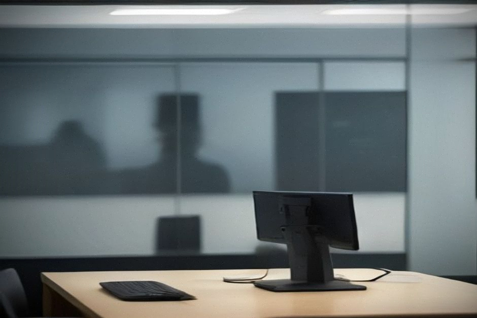 Agents IA supervisés dans une salle de conformité bancaire moderne