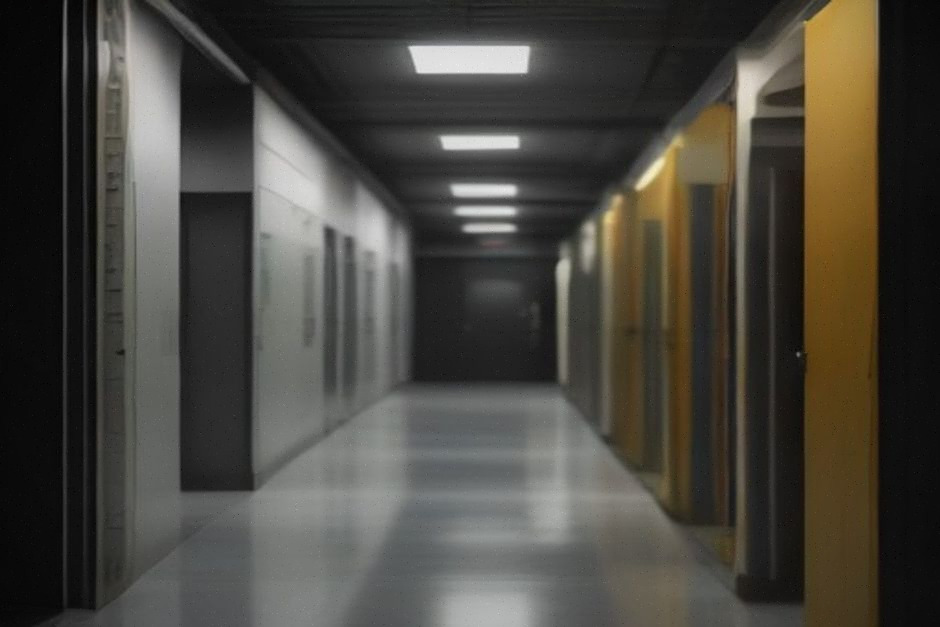 Technicien dans un centre de données moderne lié au cloud Google