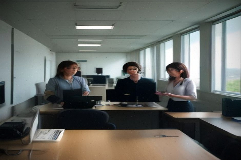 Agents publics accompagnant un usager dans une démarche numérique sécurisée