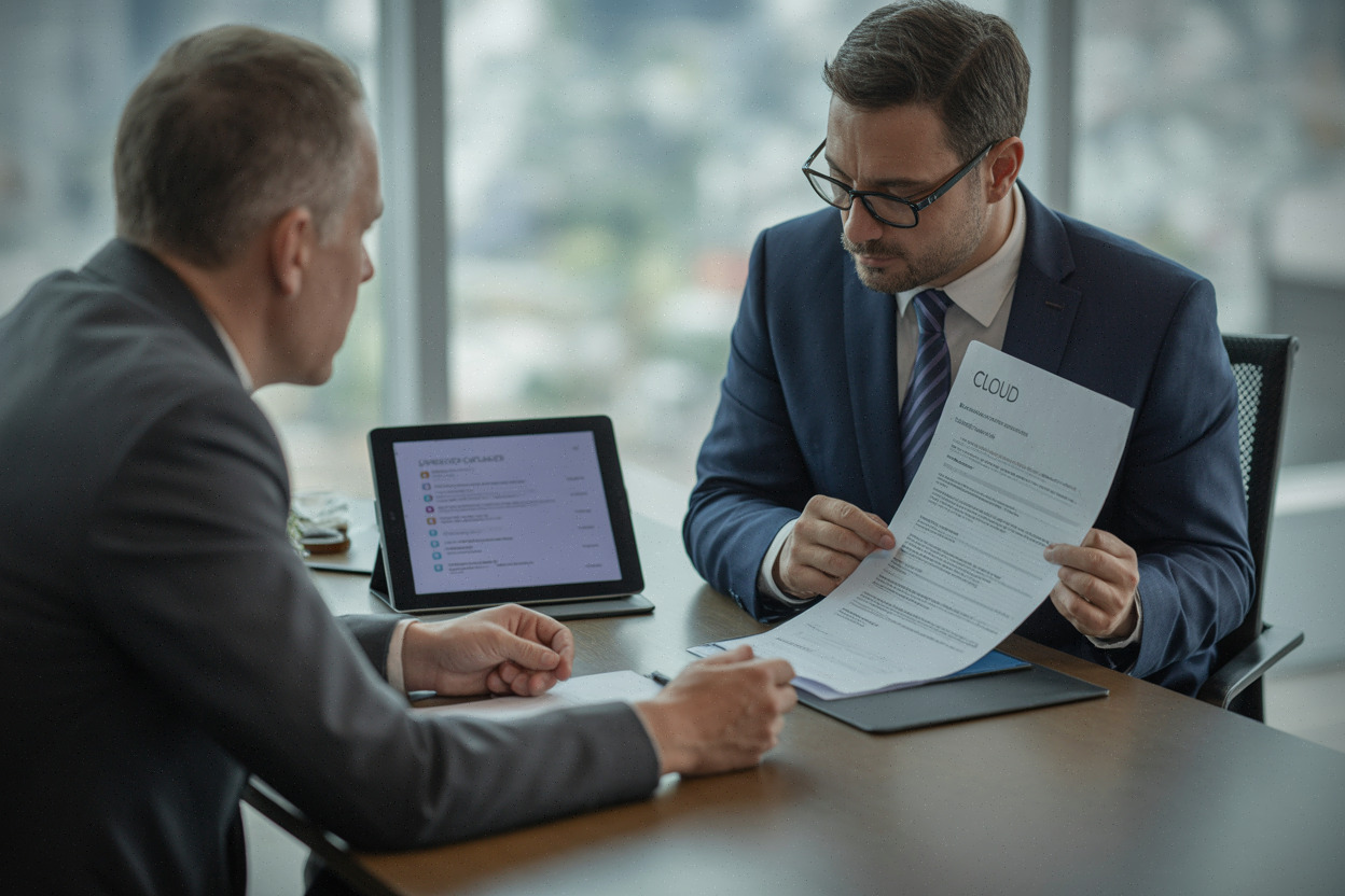 Réunion achats sur les contrats cloud et la réversibilité