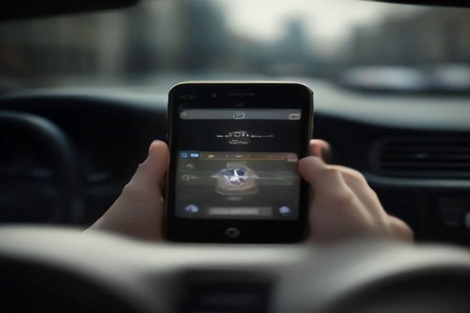 Interface Apple CarPlay utilisée dans une voiture premium récente