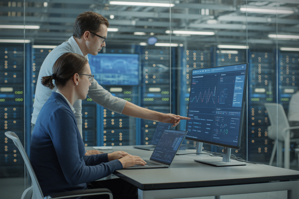 Ingénieurs surveillant des performances Oracle Database sur Google Cloud