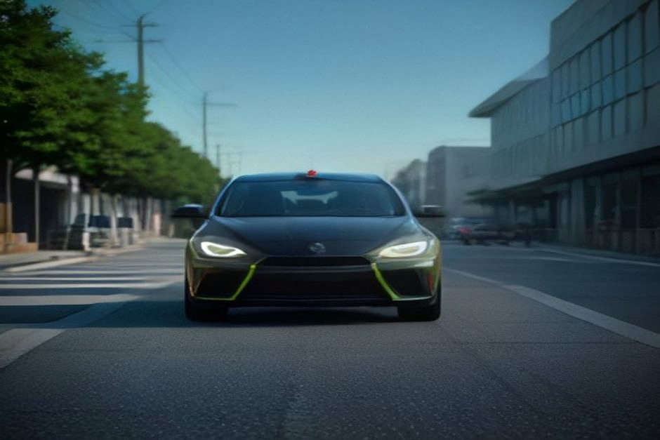 Cybercab Tesla en test près d’un campus technologique au Texas